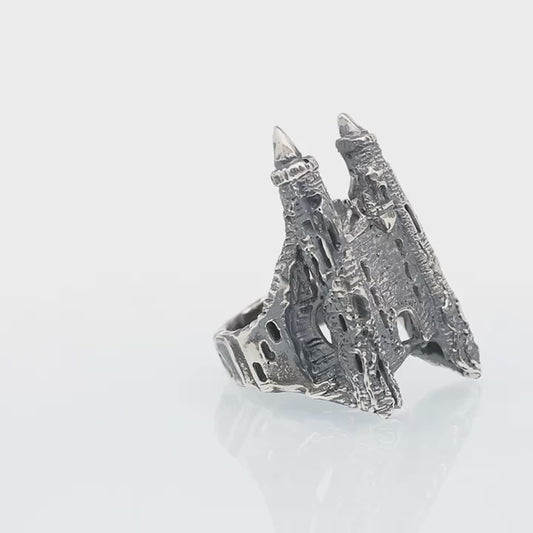 Forgotten Castle Silver Ring
